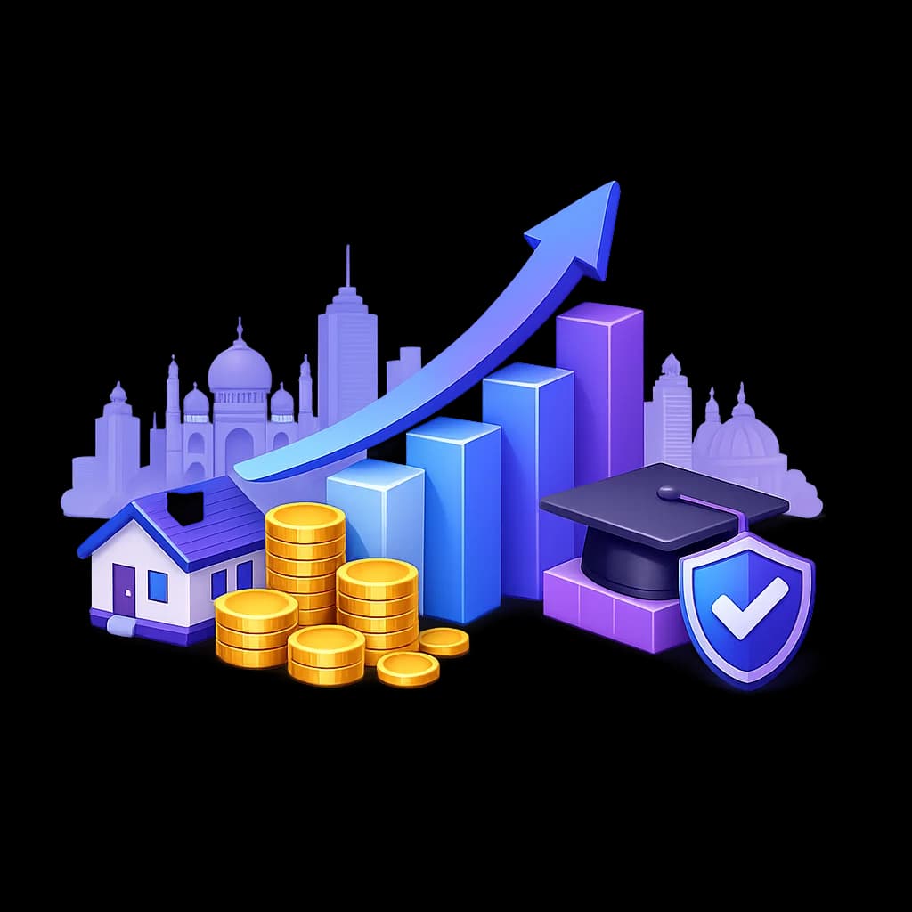 Finance and loan illustration
