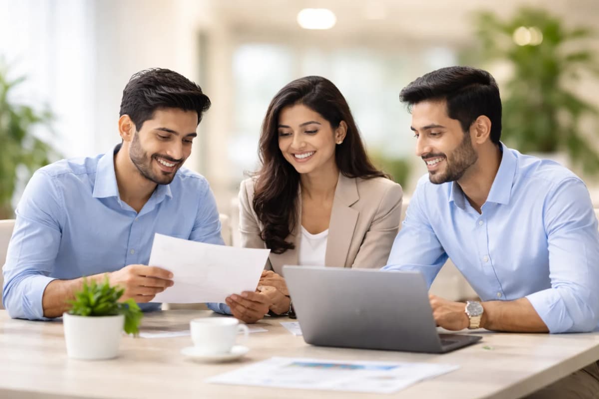 Saksham Enterprises team working together