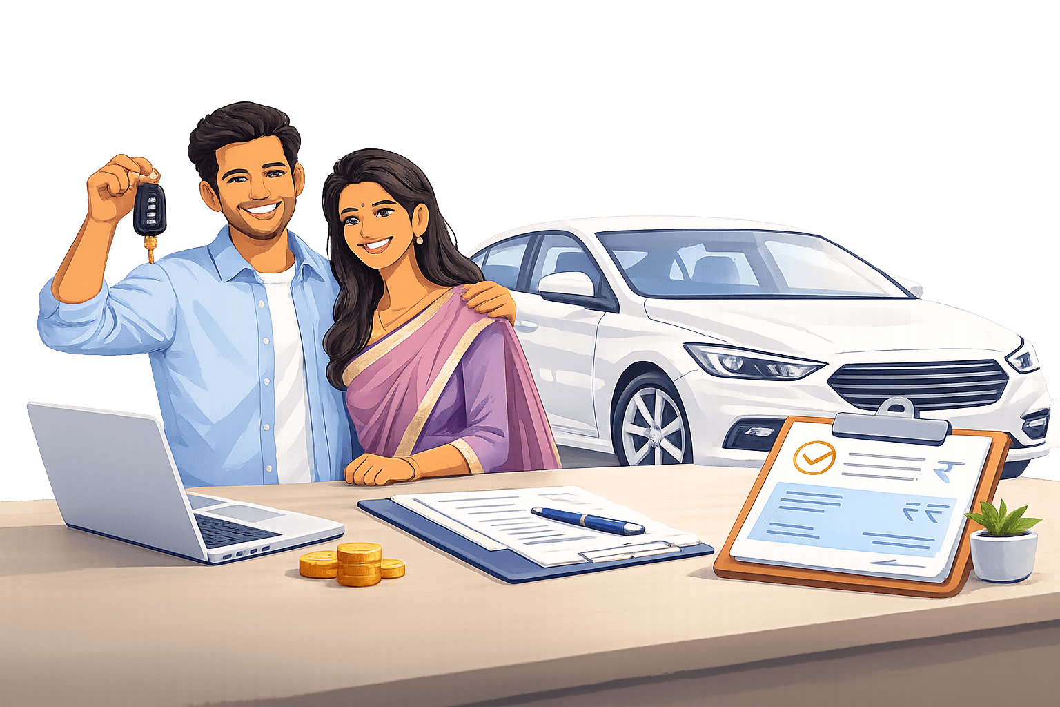 New Car Loan illustration